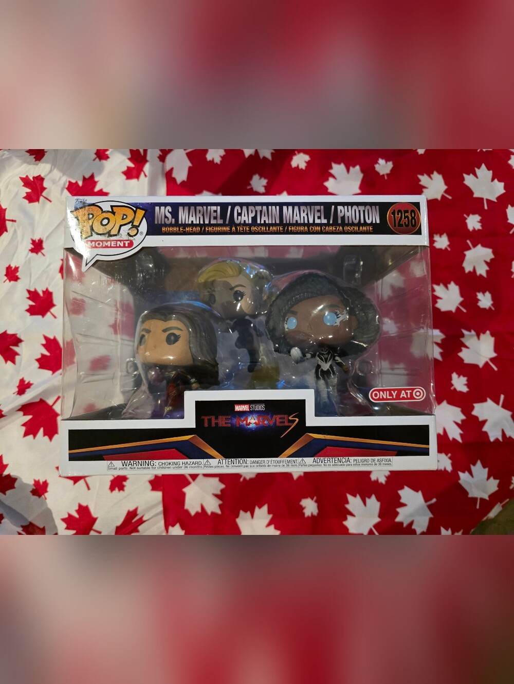 Funko Pop! Moment The Marvels Trio — Blue, Black, Blonde